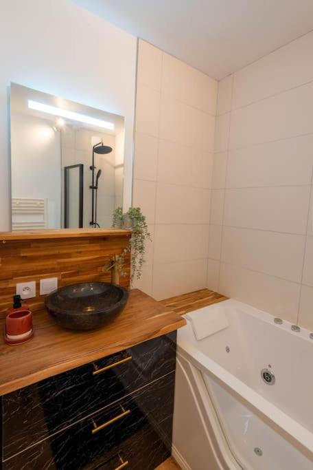 וילאורבן Balneo & Sauna, Sejour Detente Aux Teinturiers - Metro Charpennes - Garage מראה חיצוני תמונה